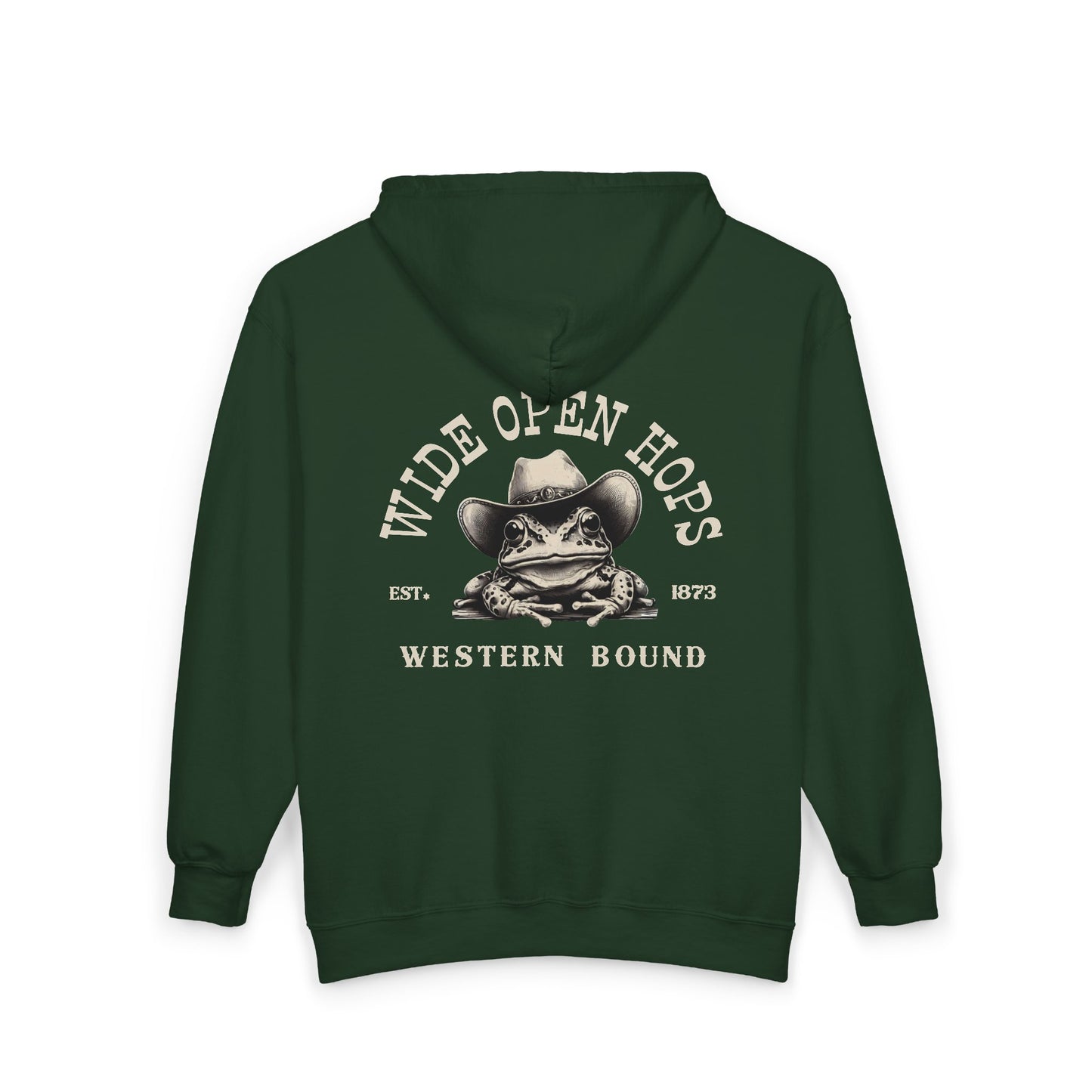 Western Frog Zip Up Hoodie
