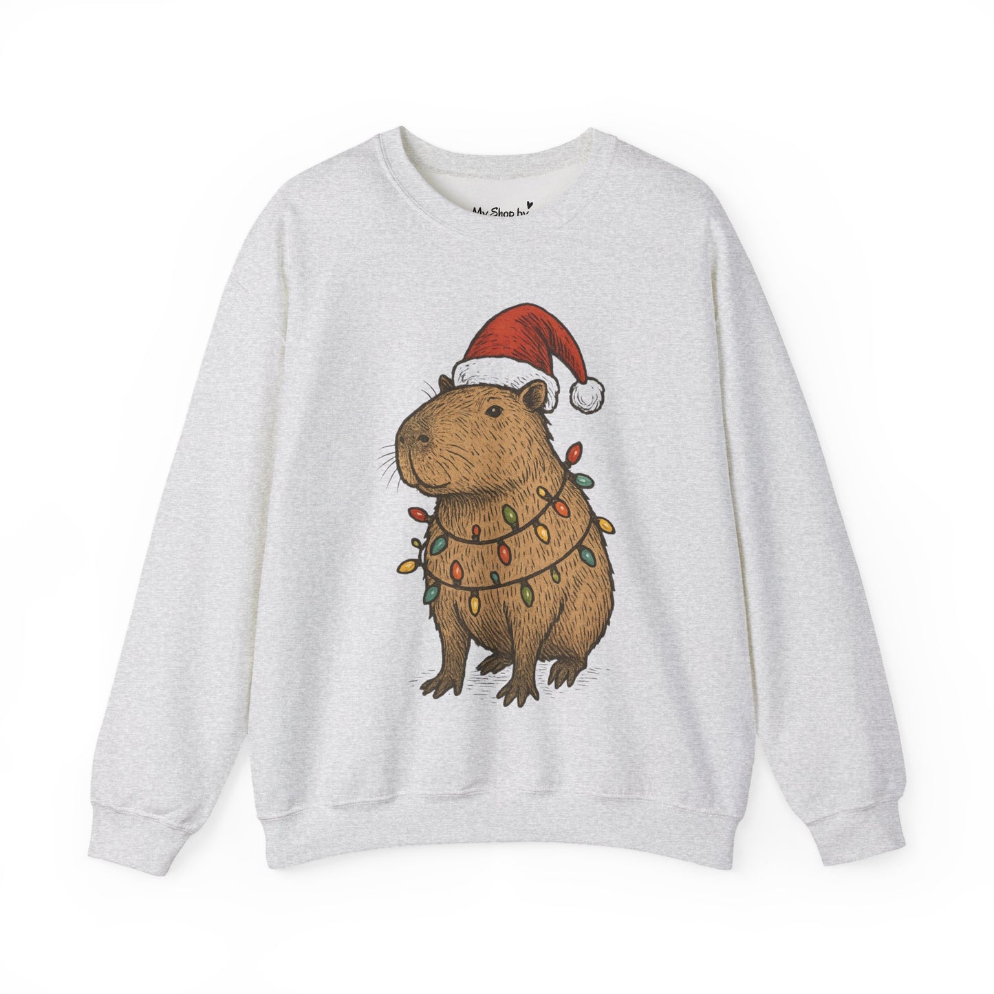 Christmas Capybara Sweatshirt - Unisex Sweatshirt
