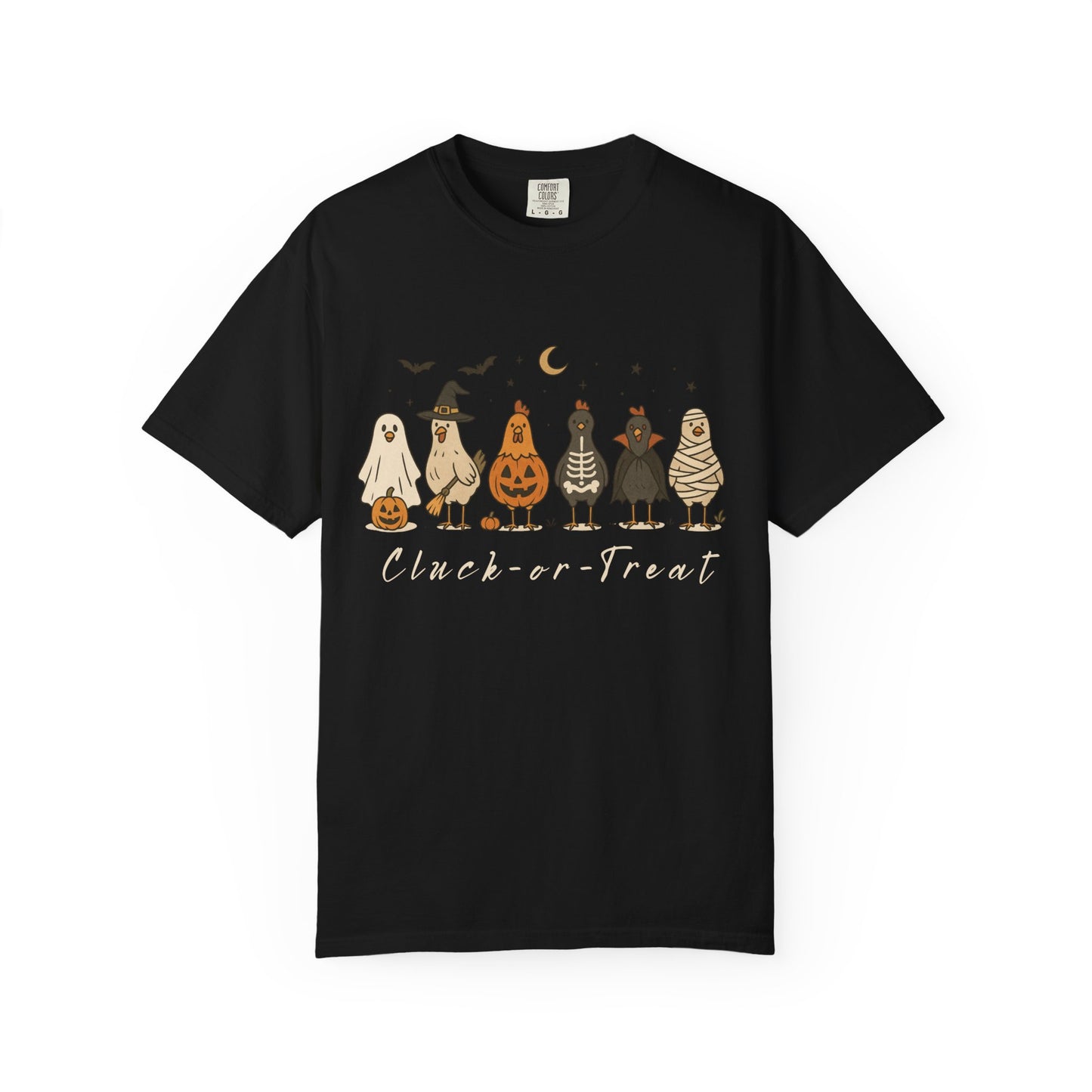 Halloween Chicken 'Cluck-or-Treat' Tee