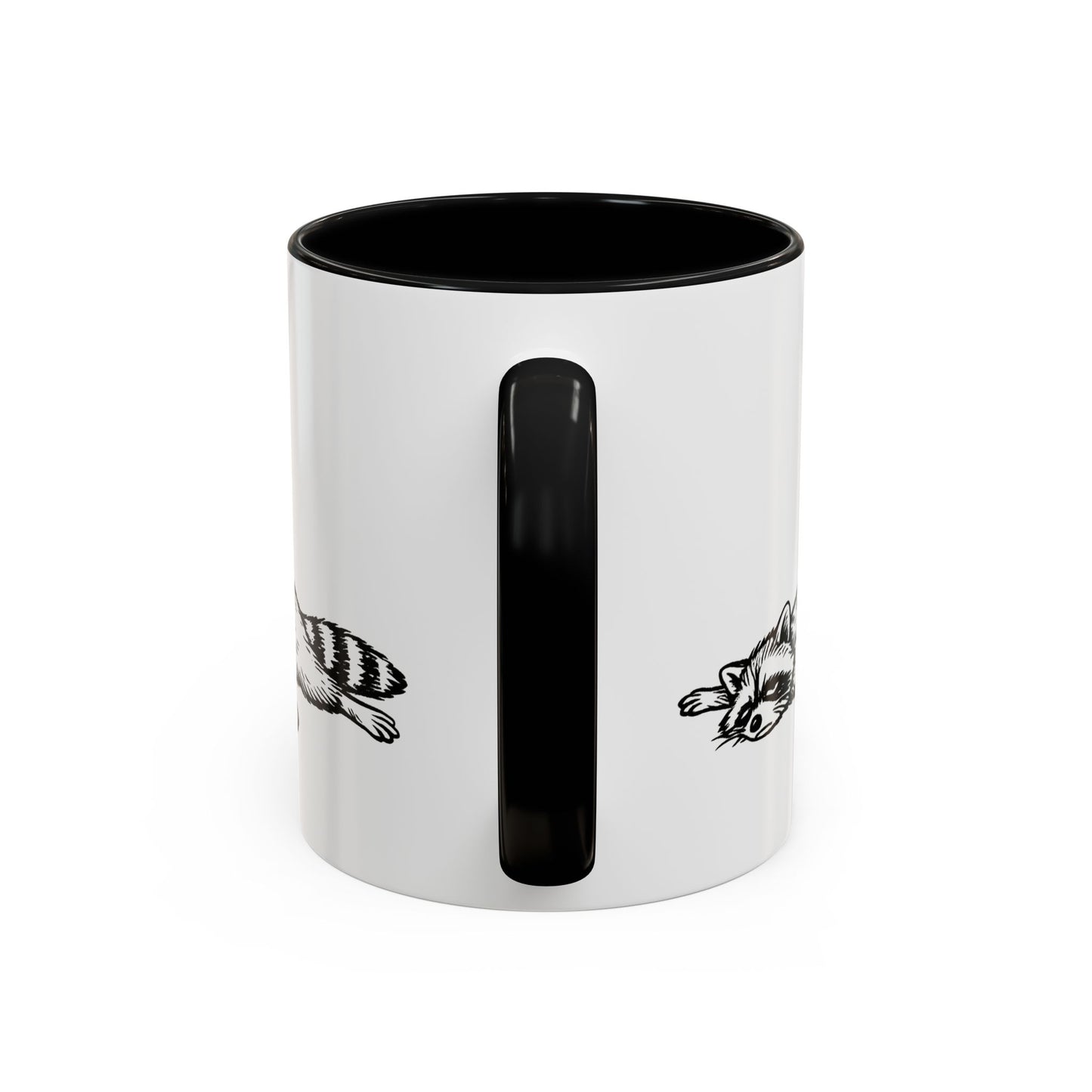 Tired Raccoon Coffee Mug