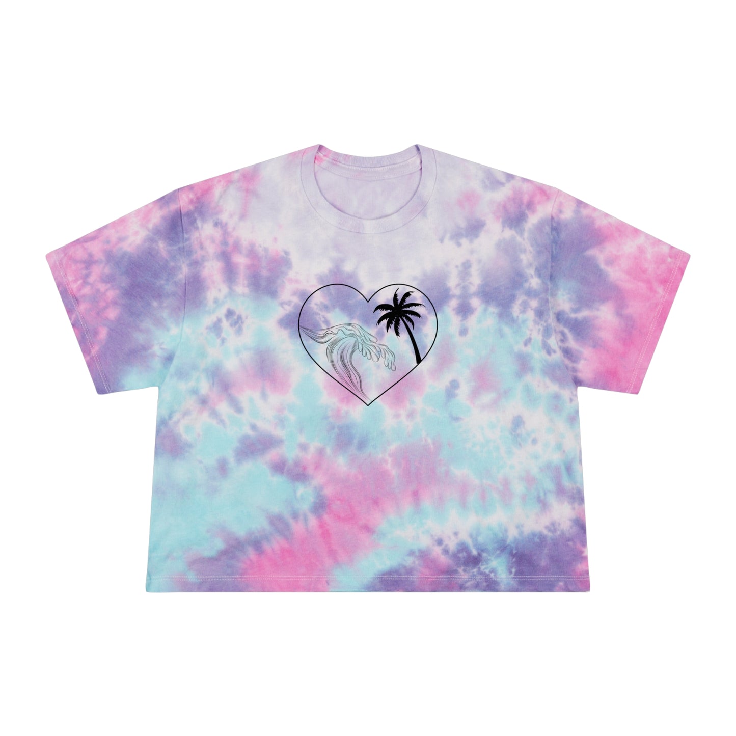 Earth Day Tie Dye Cropped Tee