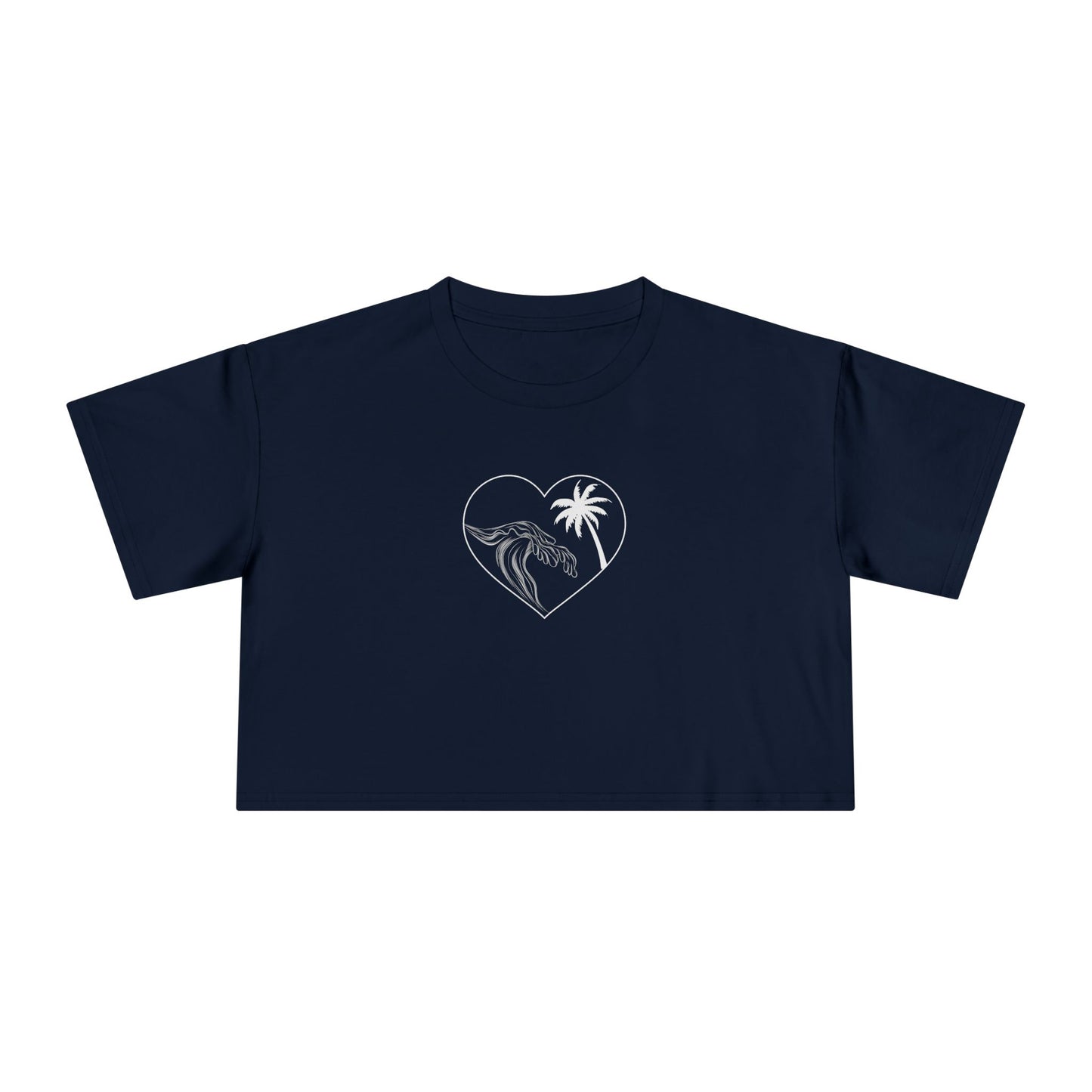 Palm Tree Wave Shirt (cropped)