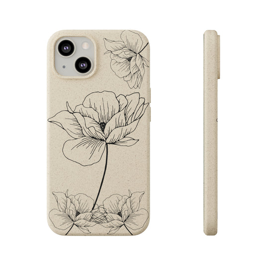 Biodegradable Phone Case flower
