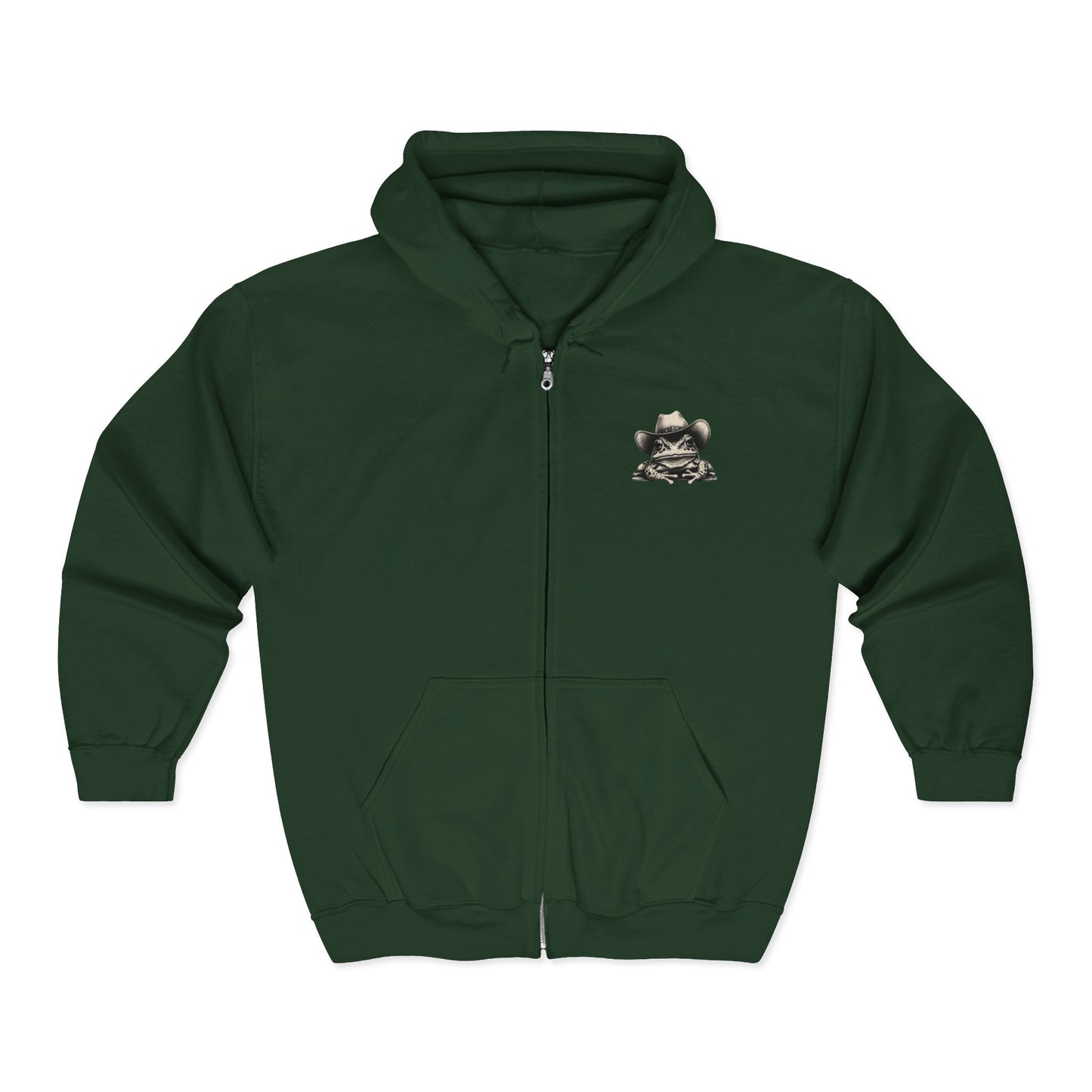 Western Frog Zip Up Hoodie