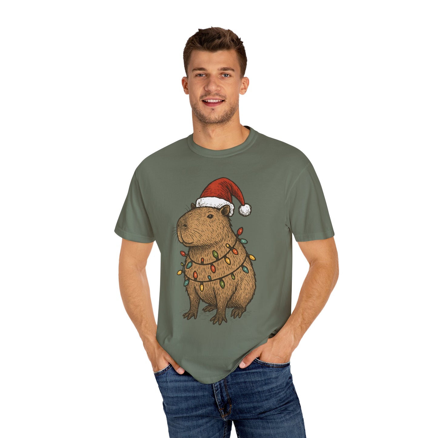 Christmas Capybara T-Shirt