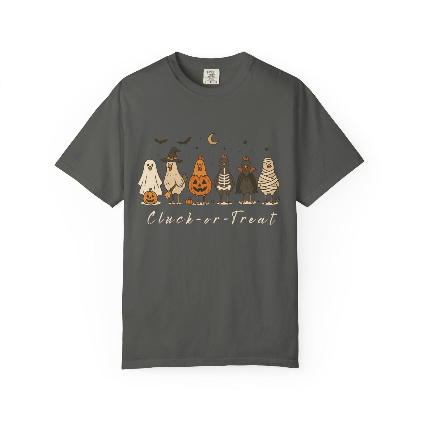 Halloween Chicken 'Cluck-or-Treat' Tee