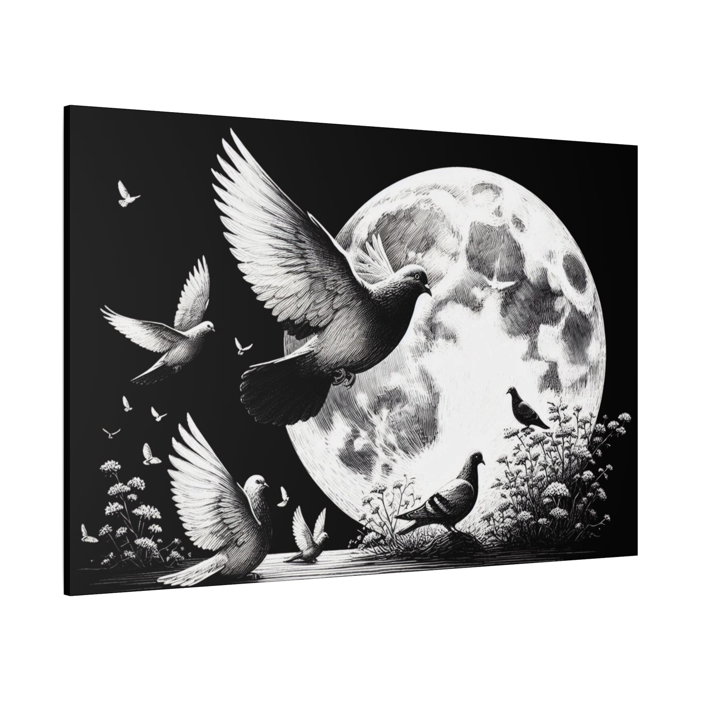 Canvas Print Pigeon