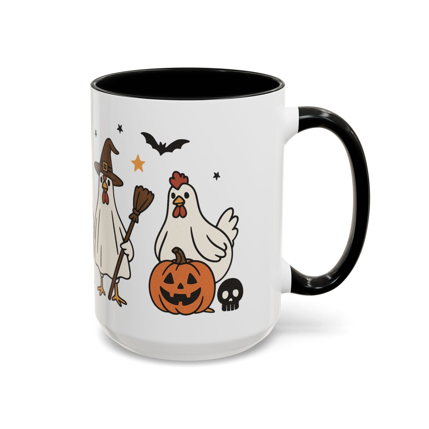 Ghost Chicken Coffee Mug (11, 15oz)