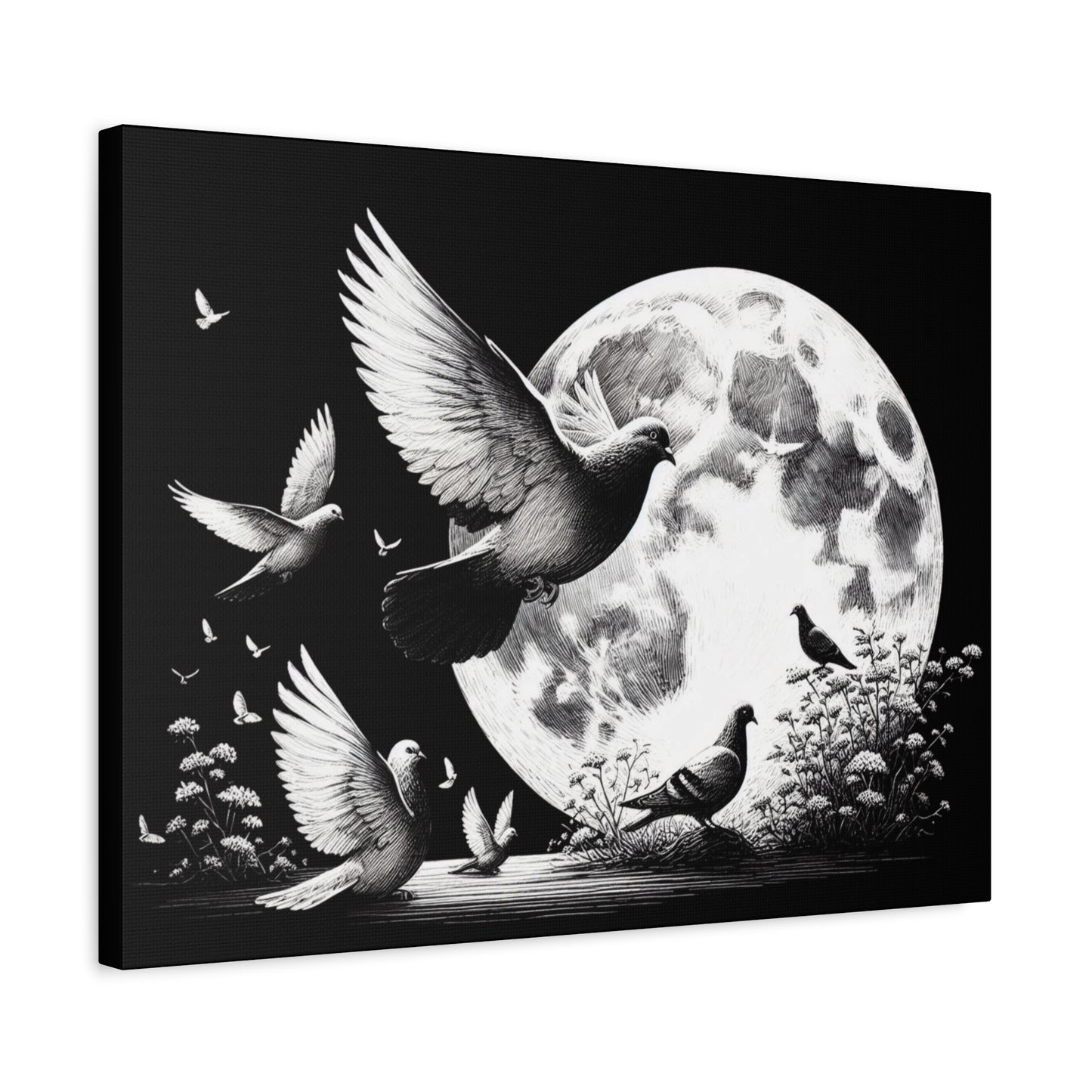 Canvas Print Pigeon