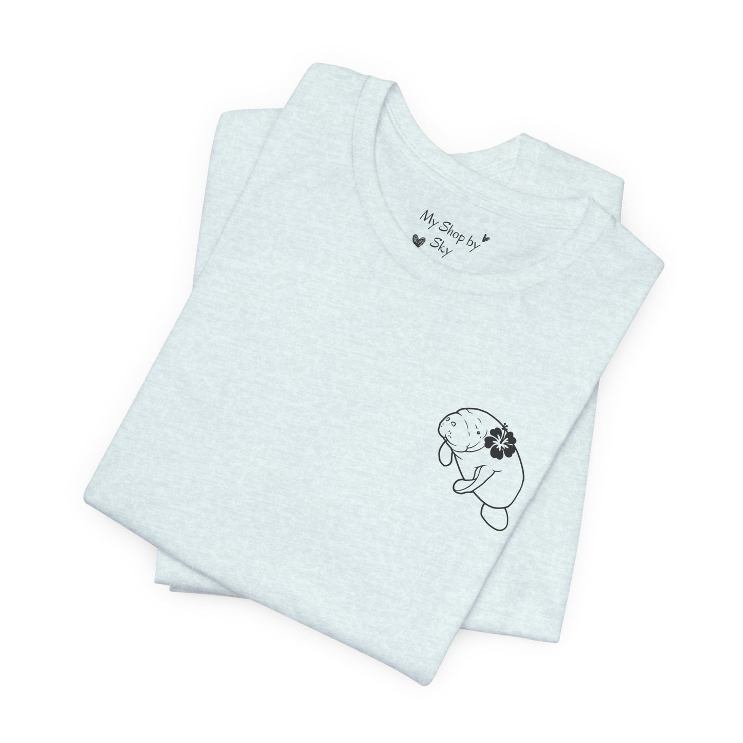 Manatee Hibiscus Small Print