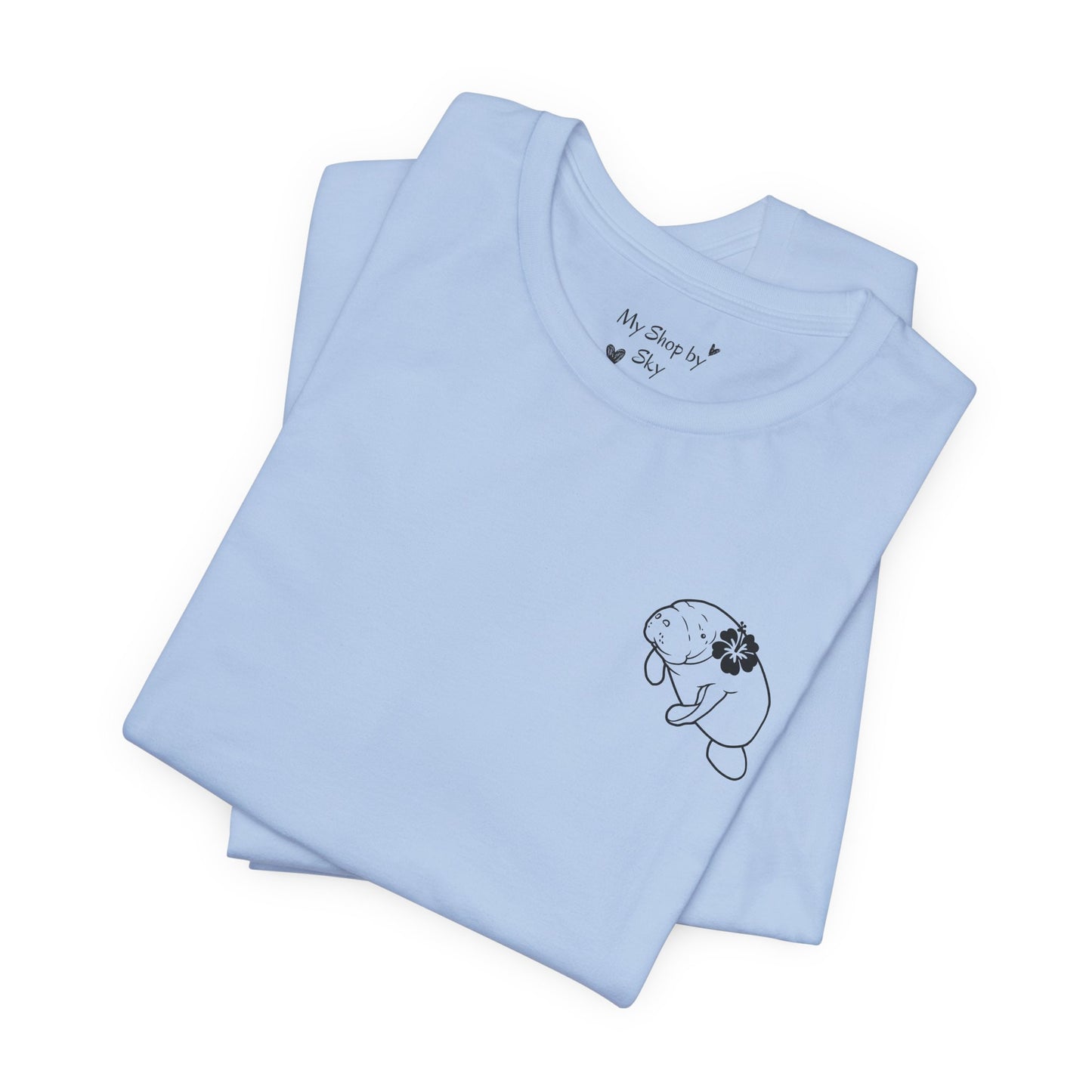 Manatee Hibiscus Small Print