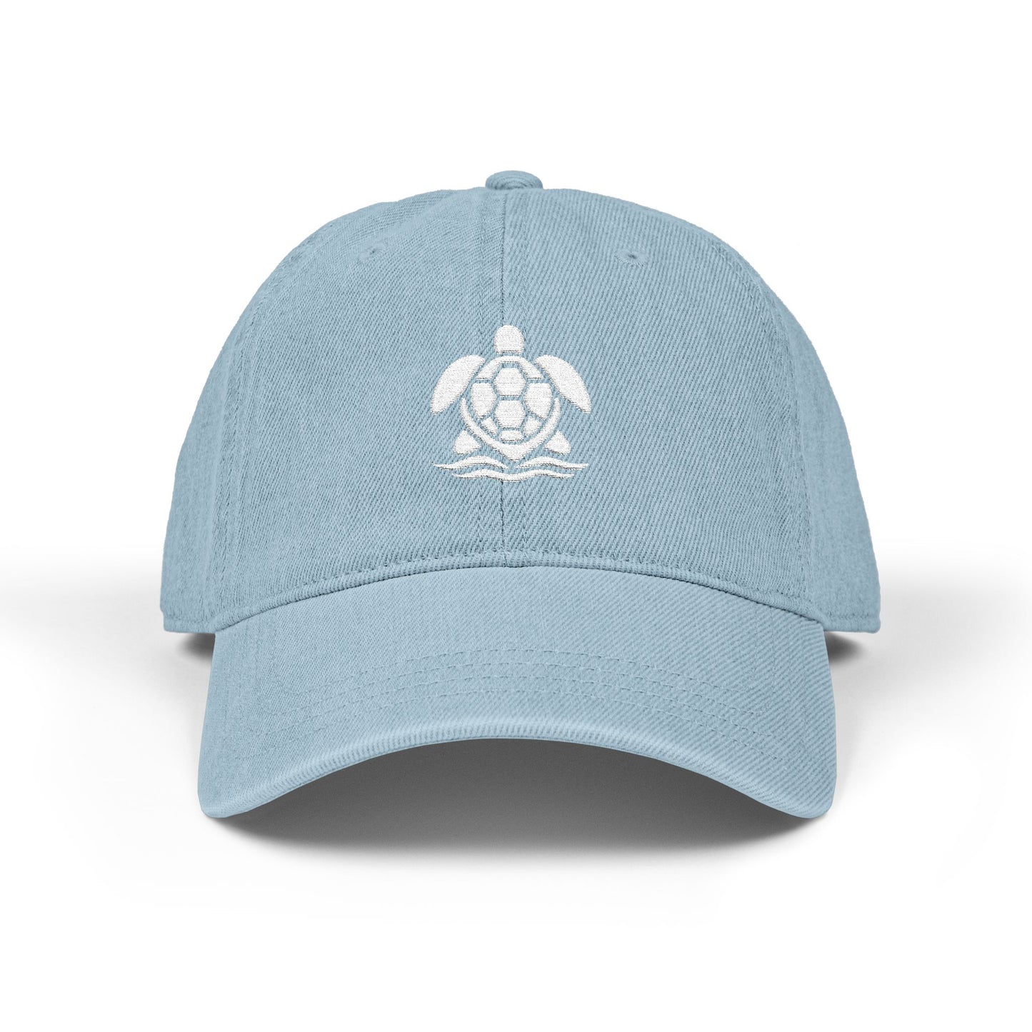 Denim Sea Turtle Hat (Embroidery)