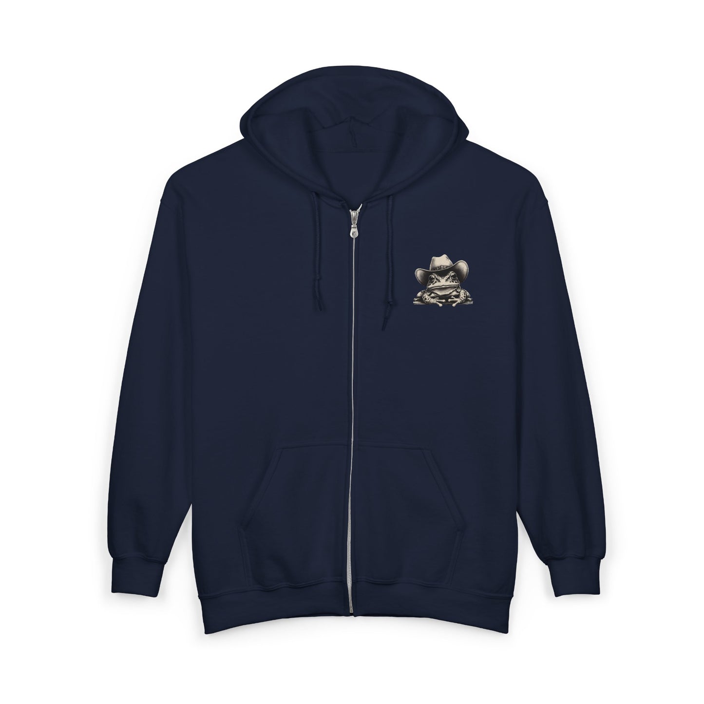 Western Frog Zip Up Hoodie