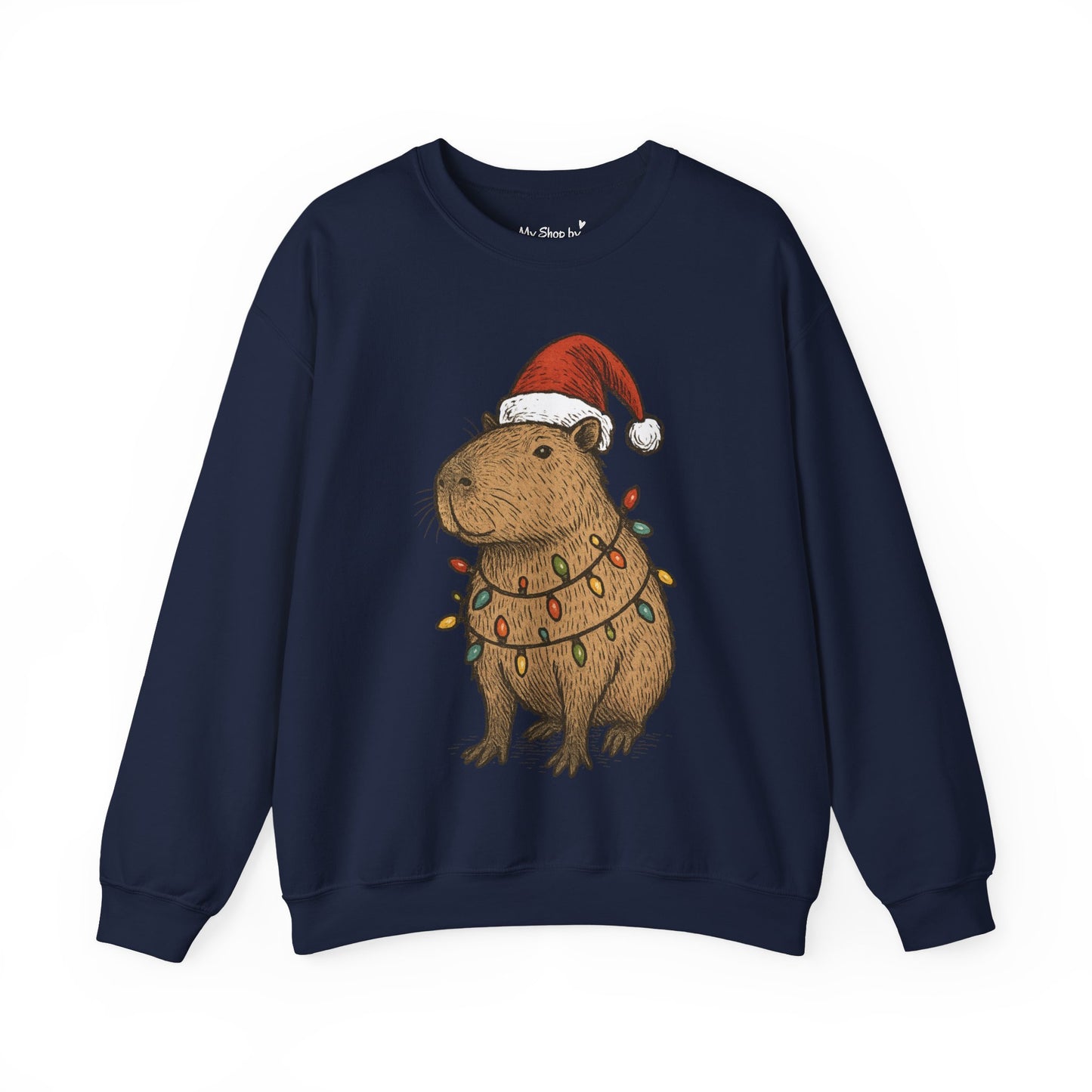 Christmas Capybara Sweatshirt - Unisex Sweatshirt