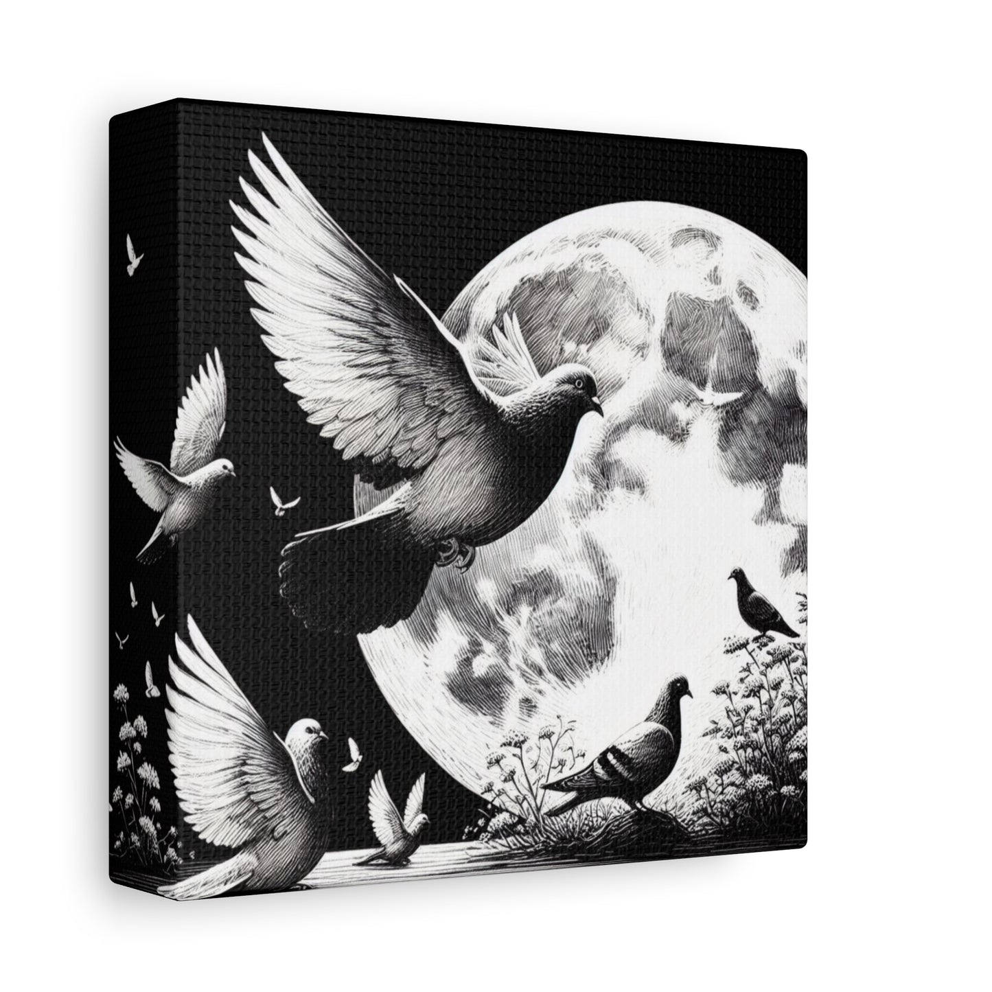 Canvas Print Pigeon