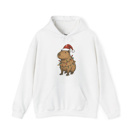 Christmas Capybara Hoodie - Unisex Sweatshirt