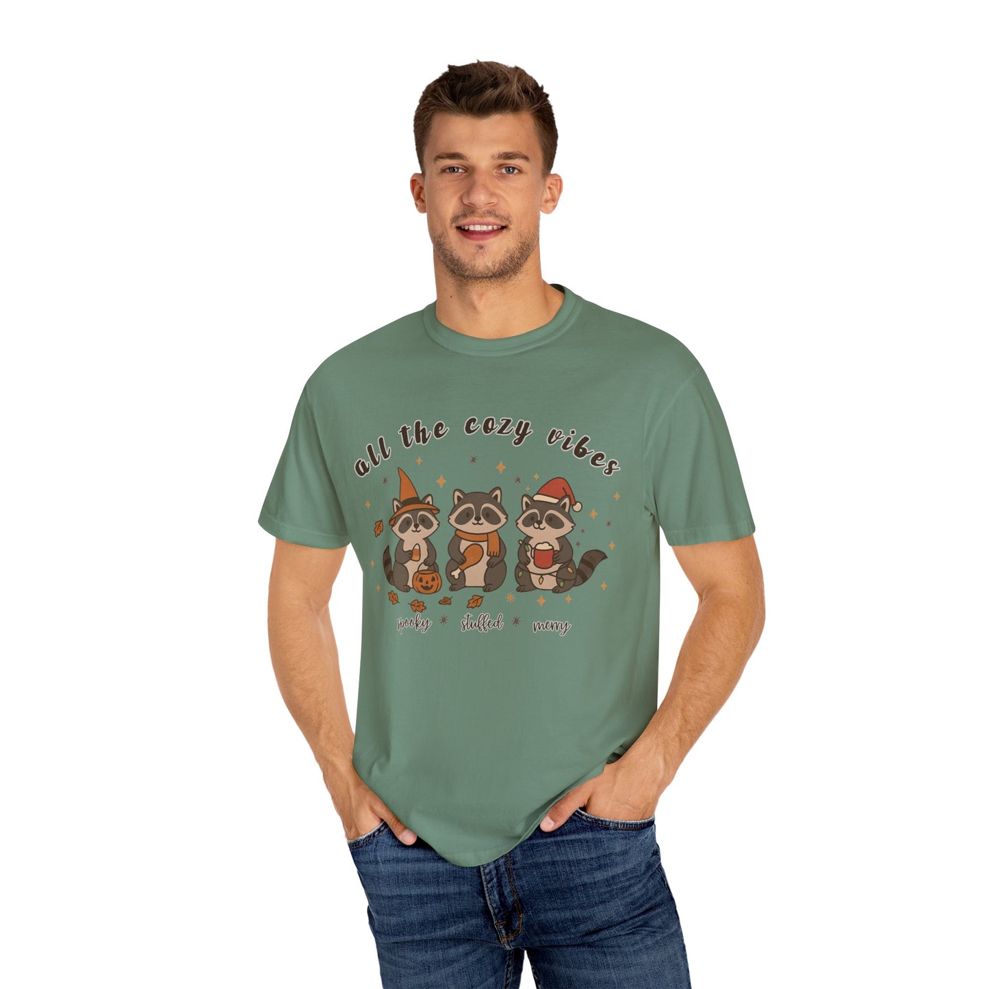 Seasonal Raccoon T-Shirt